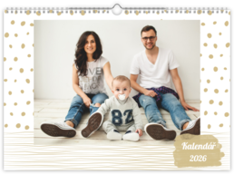 Fotokalendář exklusiv na šířku - Jemný neutral