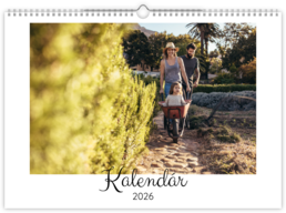 Fotokalendár exkluzív nástenný mesačný na šírku - Dlaždice