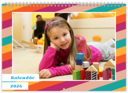 Nástenný plánovací fotokalendar - Ovocná dúha