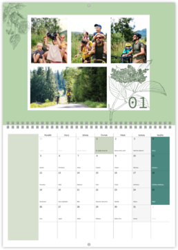 Nástěnný plánovací fotokalendář - Herbal