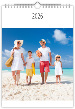 Fotokalendář nástěnný měsíční poznámkový - Na straně