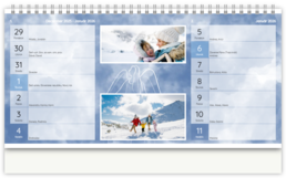 Stolní fotokalendář s vlastními jmény - Anjelský