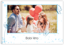 Fotokniha na šírku s pevnou väzbou a kvalitným papierom - Púpava