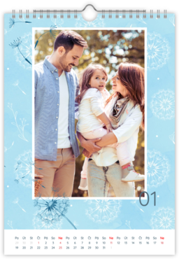 Fotokalendář nástěnný na výšku - Pampeliška