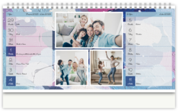 Stolní fotokalendář s vlastními jmény - Painting