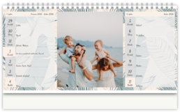 Stolní fotokalendář s vlastními jmény - Flora