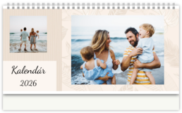 Stolní fotokalendář s vlastními jmény - Flora