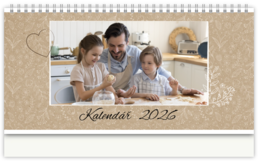 Stolní fotokalendář s vlastními jmény - Craft lover