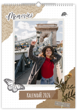 Fotokalendář exklusiv na výšku - Scrapbook