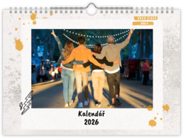 Fotokalendář nástěnný na šířku - Instax street