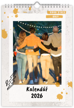 Fotokalendář nástěnný na výšku - Instax street