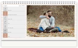 Stolní fotokalendář s vlastními jmény - 10 reasons
