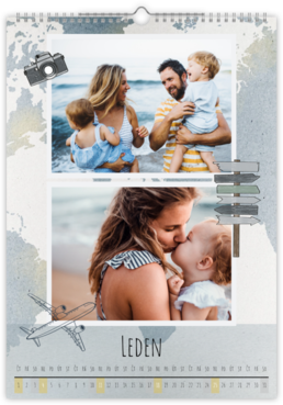 Fotokalendář exklusiv na výšku - Travel