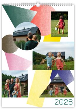 Fotokalendář exklusiv na výšku - Geometrie