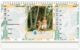 Stolní fotokalendář s vlastními jmény - Exotic birds