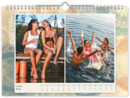 Fotokalendář nástěnný na šířku - Letní krajka