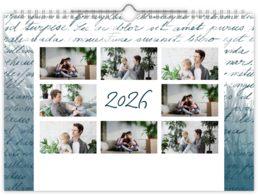 Fotokalendář nástěnný na šířku - Dopis