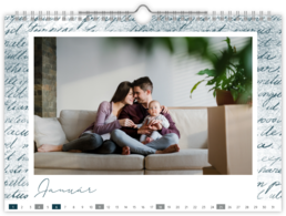 Fotokalendár nástenný mesačný na šírku - List