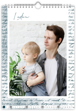 Fotokalendář nástěnný na výšku - Dopis