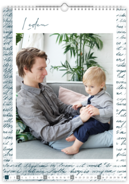 Fotokalendář exklusiv na výšku - Dopis