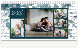Stolní fotokalendář s vlastními jmény - Dopis