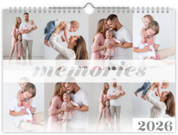 Fotokalendár nástenný mesačný na šírku - Štítky