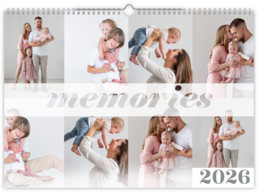 Fotokalendár exkluzív nástenný mesačný na šírku - Štítky