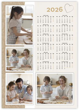 ročný fotokalendár ako plagát - Craft lover