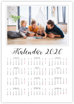 ročný fotokalendár ako plagát - Dlaždice