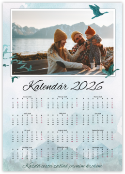 ročný fotokalendár ako plagát - Hory