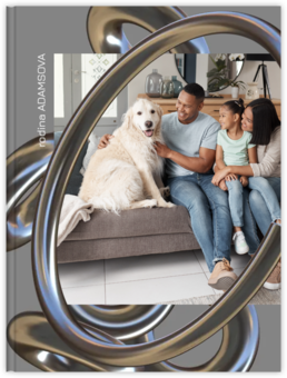 Fotokniha s pevnou väzbou - originálny darček! - 3D Metalický