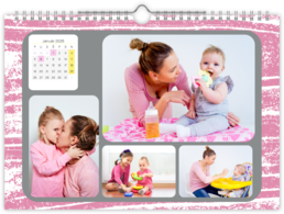 Fotokalendár nástenný mesačný na šírku - Rádius