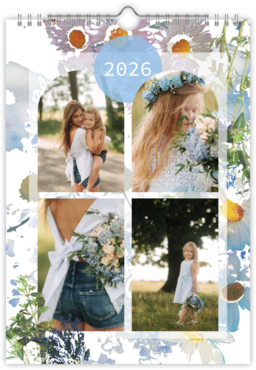 Fotokalendář nástěnný na výšku - Květ