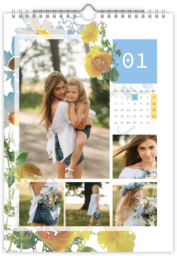 Fotokalendář nástěnný na výšku - Květ