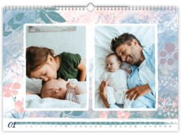 Fotokalendár exkluzív nástenný mesačný na šírku - Romantic
