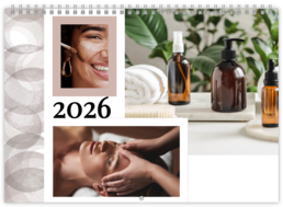 Nástěnný plánovací fotokalendář - Beauty