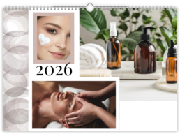 Fotokalendár exkluzív nástenný mesačný na šírku - Beauty