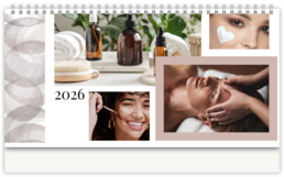 Stolní fotokalendář s vlastními jmény - Beauty