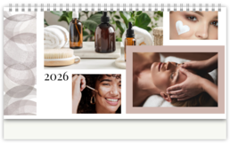 Stolní fotokalendář s vlastními jmény - Beauty