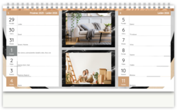 Stolní fotokalendář s vlastními jmény - Home