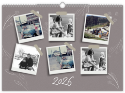 Fotokalendár exkluzív nástenný mesačný na šírku - Analog