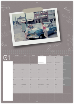 Nástěnný plánovací fotokalendář - Analog