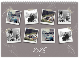 Nástenný plánovací fotokalendar - Analog