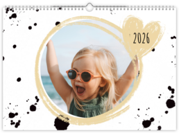 Fotokalendár exkluzív nástenný mesačný na šírku - Ceruzka