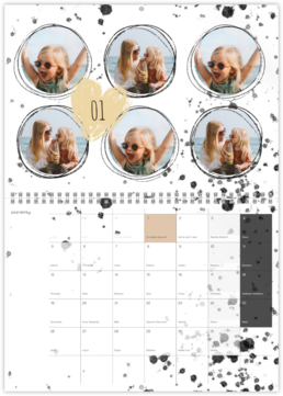 Nástěnný plánovací fotokalendář - Tužka