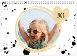 Nástenný plánovací fotokalendar - Ceruzka