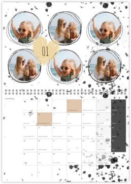 Nástenný plánovací fotokalendar - Ceruzka