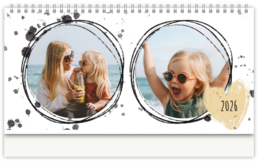 Stolní fotokalendář s vlastními jmény - Tužka