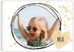 Fotolibro orizzontale con copertina rigida e carta di qualità - Matita