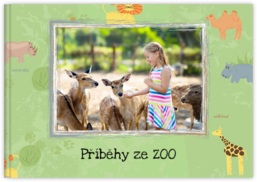 Fotokniha na šírku s pevnou väzbou a kvalitným papierom - Detská zoo
